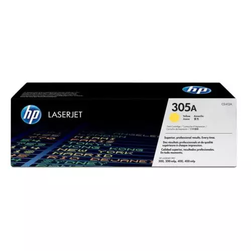 TONER LASER HP 305A (2600P.) CE412A AMARILLO - Imagen 2